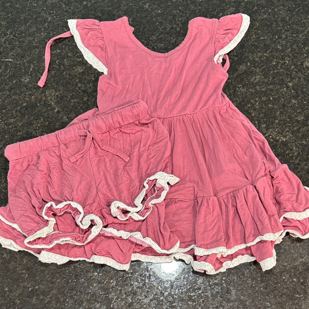 Love & Grow Lace Basics Set Plum 3T